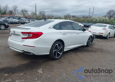 2022 Honda Accord Sport из США, поврежденный, VIN 1HGCV1F3XNA028963